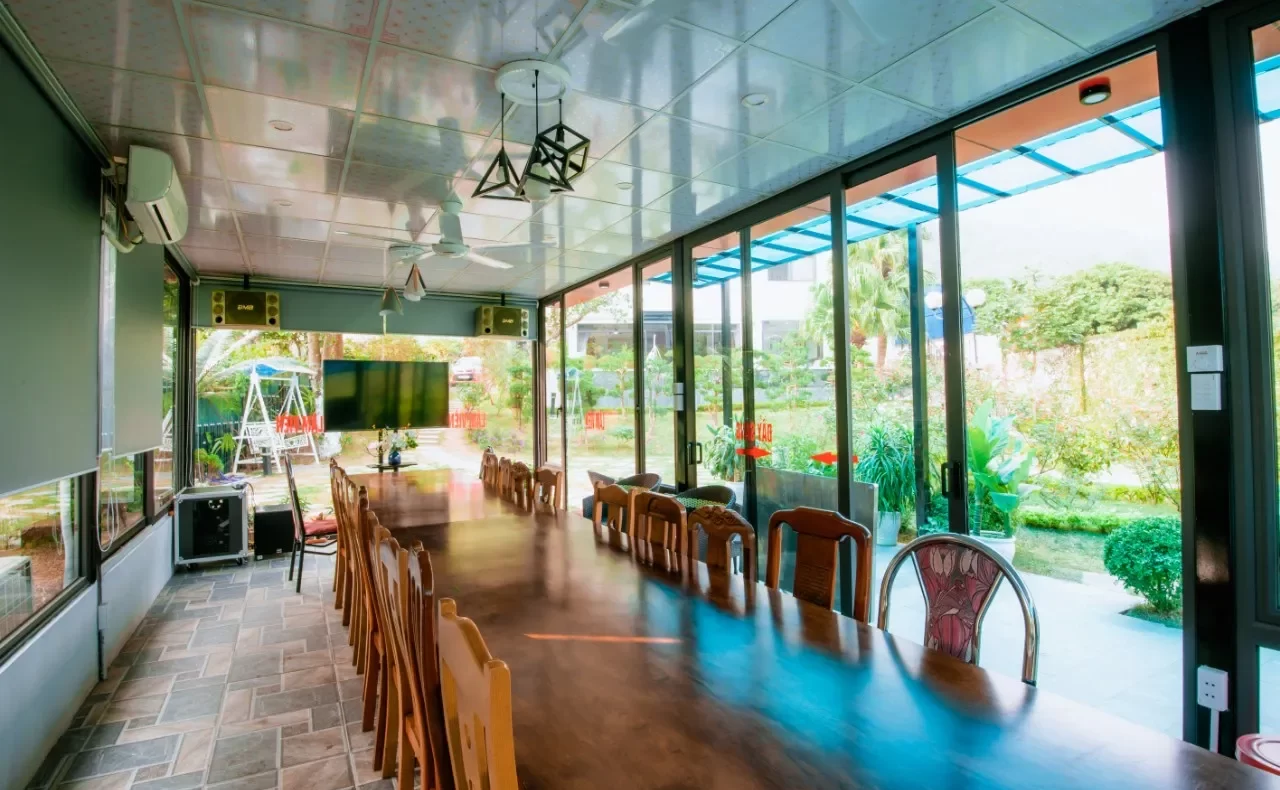 Phòng ăn căn hộ Lâm Viên Villa Sóc Sơn